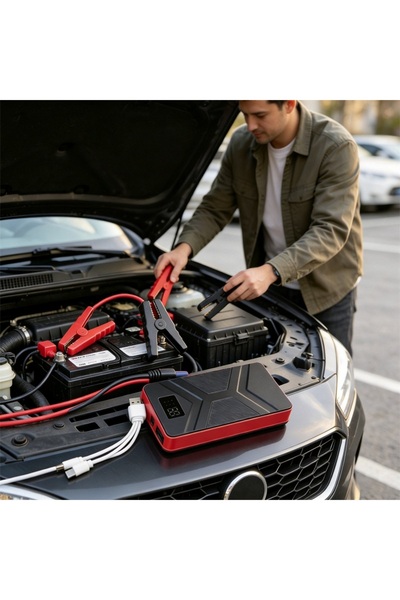 Anchora Portable 12V Car Jump Starter, a lifesaver for jump-starting and rech...