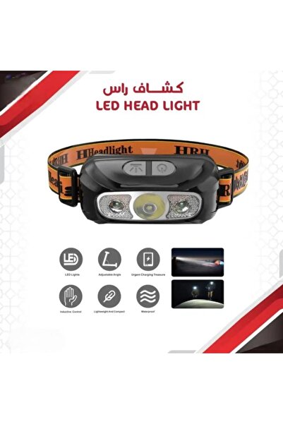 Tradeo Rechargeable LED Headlight with Adjustable Angle, Motion Sensor, Water...