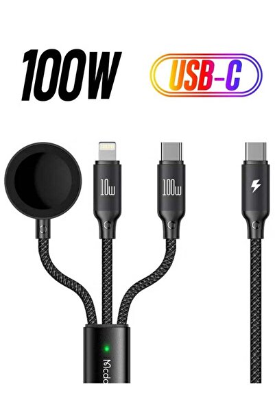Mcdodo CA 4940 3 in 1 Multi Device Charging Cable with Wireless Watch Charger