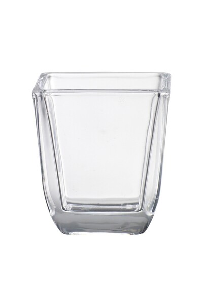 Bolsius Set 2 x Suport din Sticla pentru Lumanari Piramida 65x58 mm