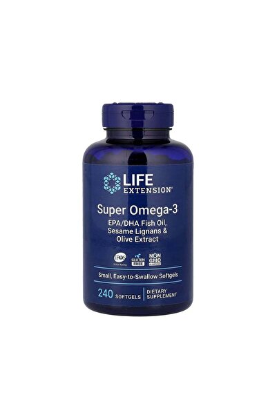 Life Extension سوبر أوميغا-3 - 240 كبسولة هلامية
