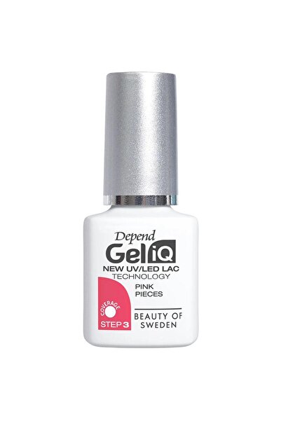 Depend Set 2 x Oja Semipermanentă Gel IQ UV LED, Roz, 5 ml