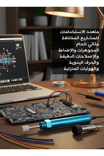 Generic مكواة لحام غازية محمولة مع درجة حرارة قابلة للتعديل 210-450 درجة ° شع...