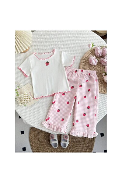 OEM Set de rochii drăguțe cu broderie în carouri, cu volane, pentru fete, 9 luni