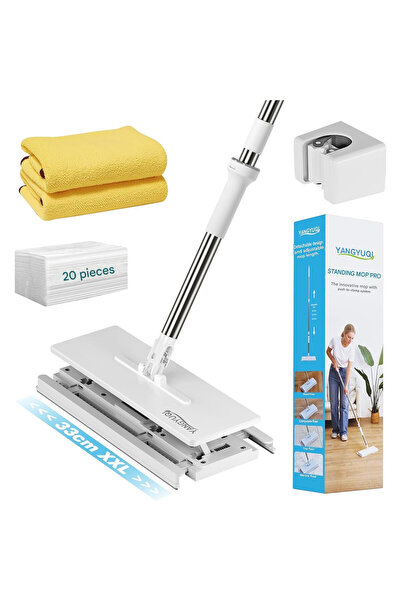 YANGYUQI Mop profesional pentru podele YANGYUQI, curățare uscată și umedă, si...