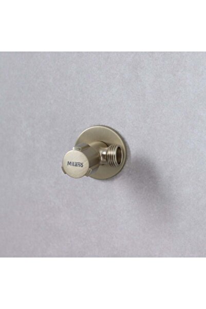 Milano Omega Angle Valve Matt Gold, Bathroom Valve For Mixer And Water Connec...