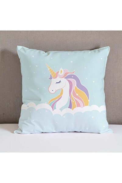 Danube Home Dreamz Unicorn Filled Cushion 45x45 cm, Decorative Accent For Tab...