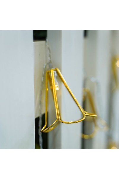 Danube Home Flower Ornmaent Copper String Lights-4.7M, Decorative String Light For Balcony And Festive Decor