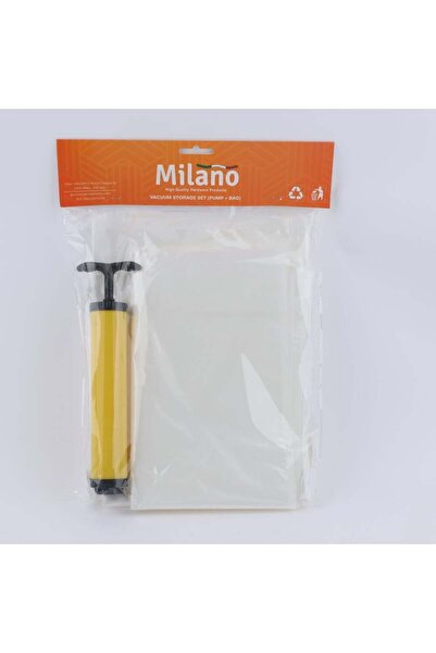 Milano Vacuum Storage Set Pump + Sml Bags(D24R02285), Includes S M L Vacuum b...