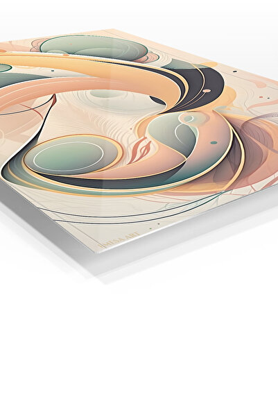 Emesa Art Golden Sculptural Duo Abstract Metal Wall Art