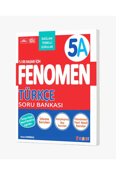 Fenomen Yayıncılık FENOMEN 5 TÜRKÇE SORU BANKASI (A) ( güncel basım)