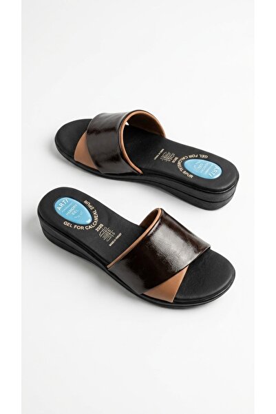 ARTI ARTI AYAKKABI Artı&Jel-5000 Orthopedic Gel Women's Slippers with Heel Sp...
