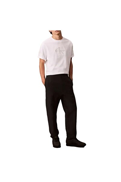 Calvin Klein Pantaloni sport barbati, Jeans, negru, bumbac/poliester, M