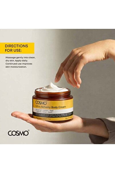 Cosmo Body Cream Citrus Alchemy 330ml| Deep Moisturization & Nourishment | Hydrates, Softens