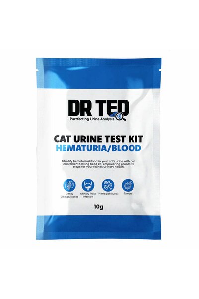 DR TED Cat Urine Test Kit for Hematuria/Blood 10g