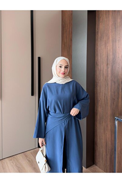 salisburys Molly Nelly Women's Long Tunic with Shoulder Shawl 3-Piece Set