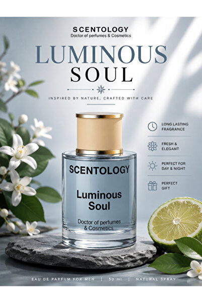 Scentology Doctor of perfums Luminous Soul Eau de Parfum for Men – Fresh Citr...