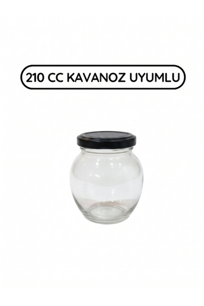 Milea 50 Adet Siyah Kavanoz Kapağı – 53mm (190cc-210cc kavanoza uyumlu)