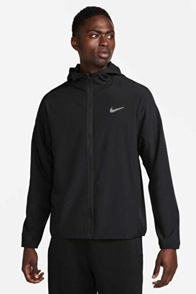 Nike Dri-FIT Erkek Ceket Siyah Koşu Antrenman FB7482-010