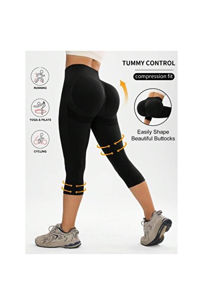 OEM Colanți sport de vară casual elastici cu culoare solidă pentru femei