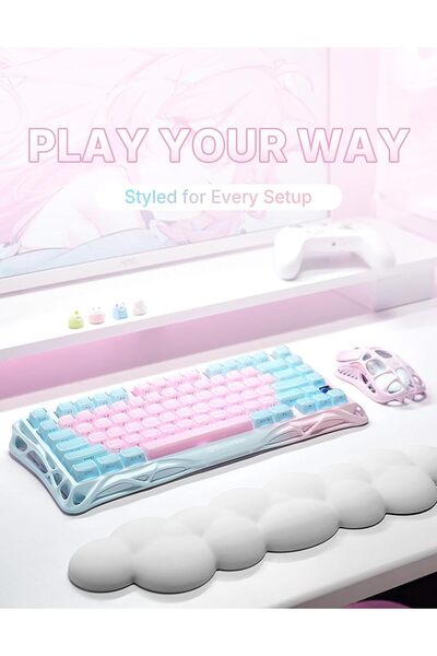 Gravastar Mercury K1 Lite 75% Mechanical Gaming Keyboard, RGB, Wireless Conne...