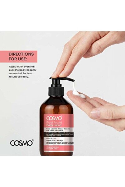 Cosmo Body Lotion Floral Accord 500ml | Deep Hydration & Nourishment | Softens, Smoothens