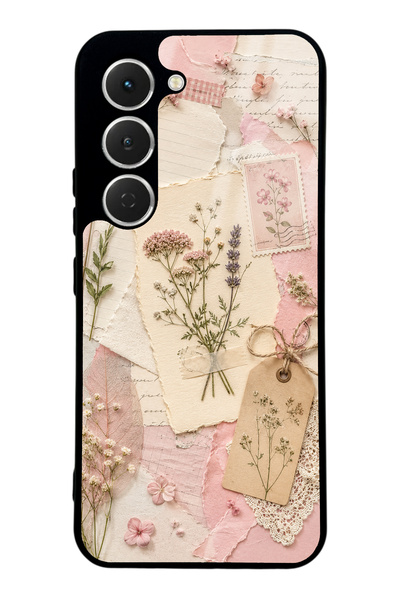 S Mode Tecno Spark 40 Pro Blush Herbarium Design Glossy Phone Case