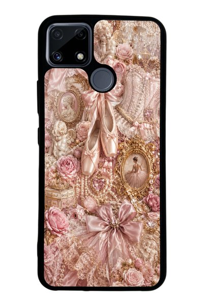 S Mode Realme C25 Angel Ballet Design Glossy Phone Case