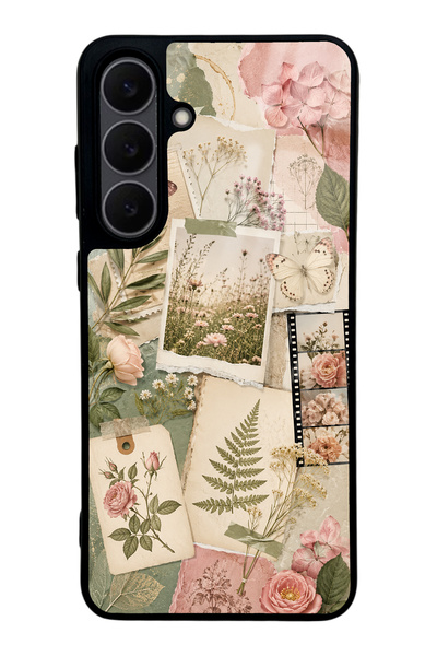 S Mode Samsung S25 Fe Soft Garden Notes Design Glossy Phone Case