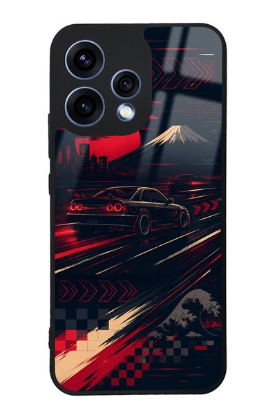 S Mode Oppo Reno 15 Tokyo Night Racing Design Glossy Phone Case