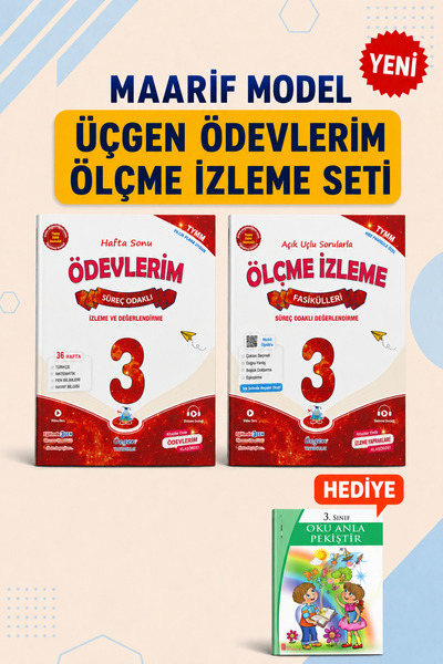 Üçgen Yayıncılık 3.SINIF – ÜÇGEN BECERİ TEMELLİ ÖDEVLERİM + ÖLÇME İZLEME + OK...