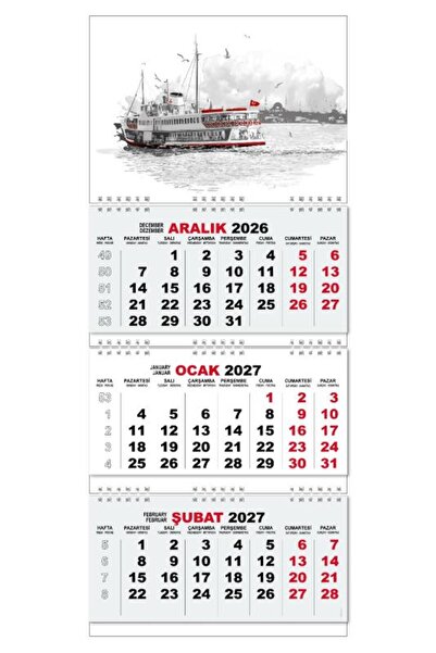 Halk Kitabevi 2027 Gemici Duvar Takvimi - Yolcu Gemisi