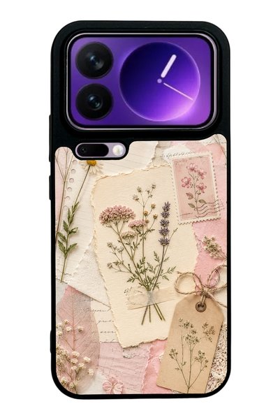 S Mode حافظة هاتف Xiaomi 17 Pro Blush Herbarium ذات تصميم لامع