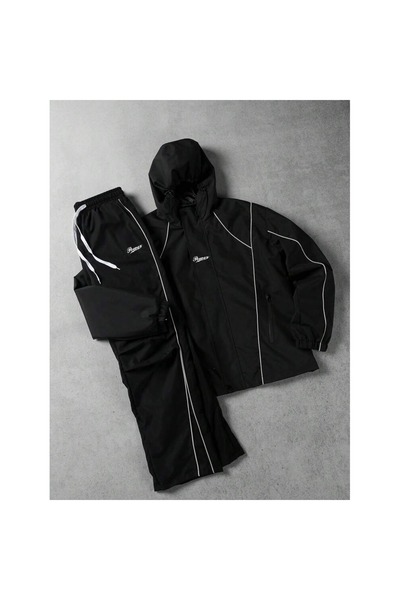 OEM Set ținută casual pentru bărbați, alb-negru