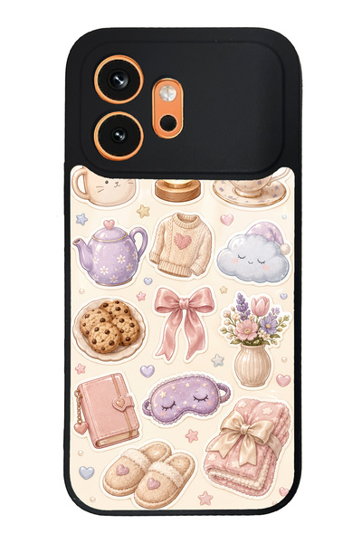 S Mode Honor 600 Pastel Sleepover Design Glossy Phone Case