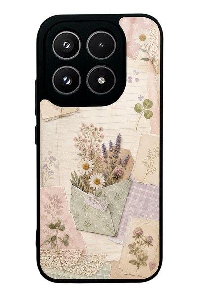 S Mode حافظة هاتف لامعة بتصميم Xiaomi 17 Wildflower Diary