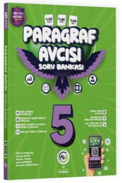 AV YAYINLARI 5. Sınıf Paragraf Soru Avcısı Soru Bankası