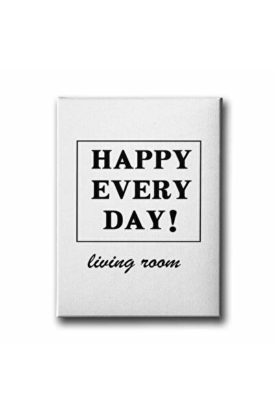 enmalife Διακοσμητικός πίνακας τοίχου από καμβά "Happy Every Day "