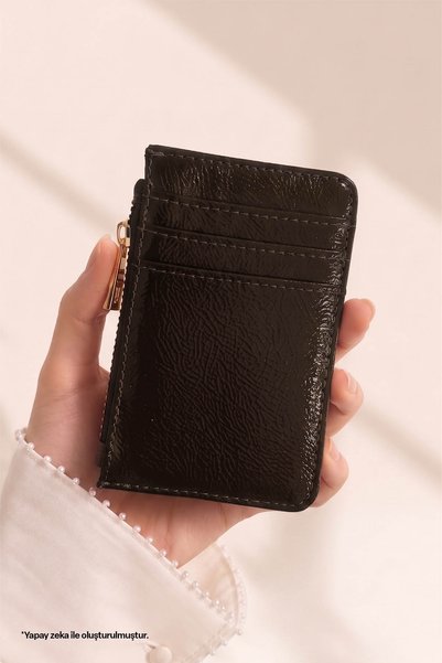 InStyle Zippered Bitter Brown Card Holder Wallet