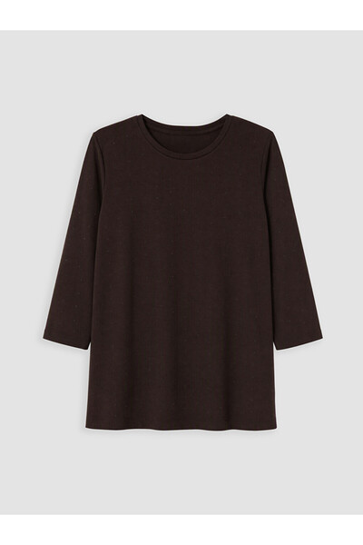 LC Waikiki Lcw Everyday Women's Crew Neck T-Shirt with Stones