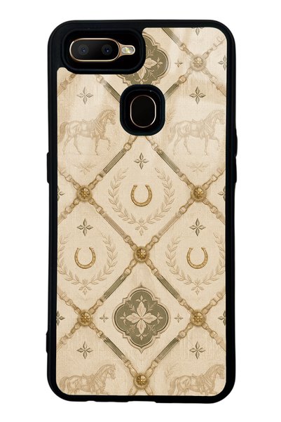 S Mode حافظة هاتف لامعة بتصميم ميزون إيكستري لهاتف أوبو A5s