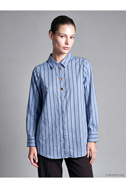 LC Waikiki Striped Women's Shirt Tunic