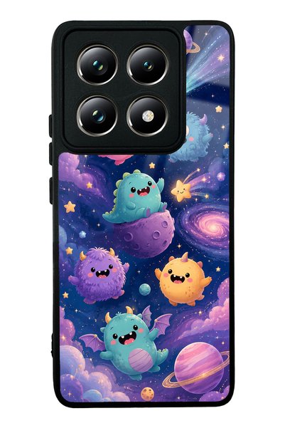 S Mode Xiaomi Mi 14t Pro Monster Galaxy Design Glossy Phone Case
