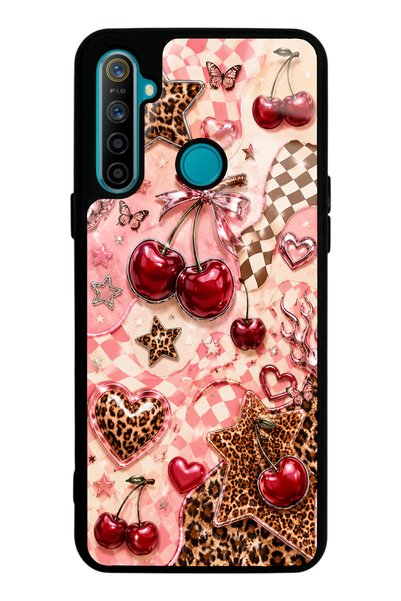 S Mode Realme 5I Glossy Phone Case with Cherry Rebel Pop Design