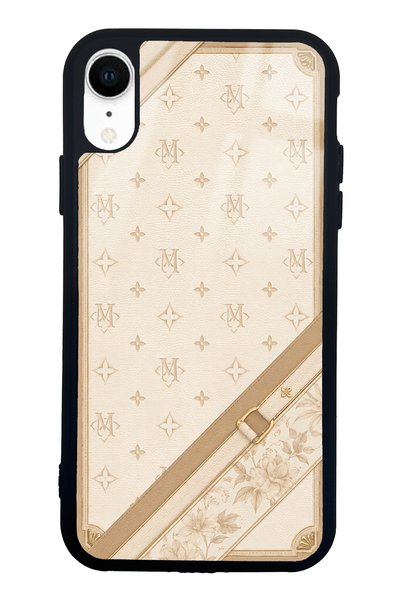 S Mode حافظة هاتف آيفون XR ميزون بتصميم عاجي لامع