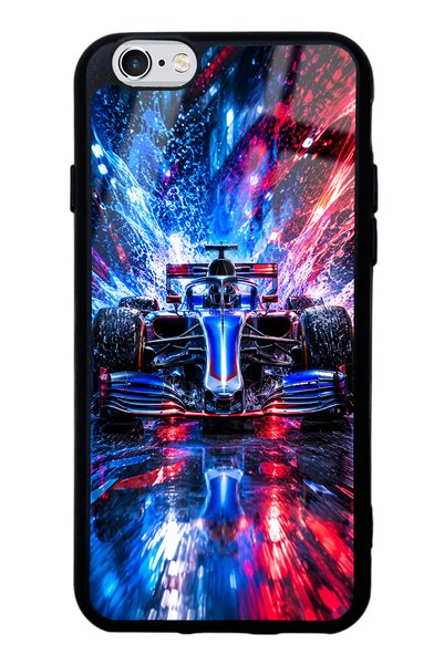 S Mode حافظة هاتف آيفون 6s بتصميم بلو فاير أبيكس لامعة