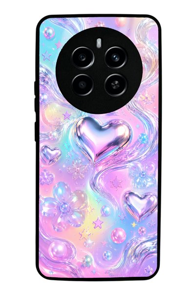 S Mode Realme 12 Pro Iridescent Love Design Glossy Phone Case