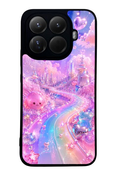 S Mode Xiaomi Mi 15t Pro Crystal Heart City Design Glossy Phone Case