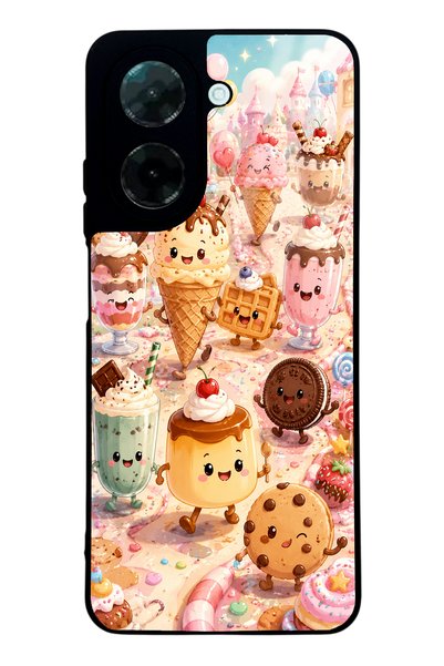 S Mode حافظة هاتف Xiaomi Redmi A5 بتصميم Dessert Wonderland لامعة