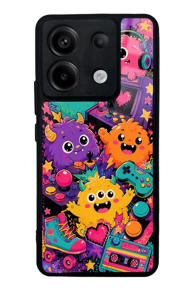 S Mode Xiaomi Redmi Note 13 Pro 5g Monster Game Club Design Glossy Phone Case